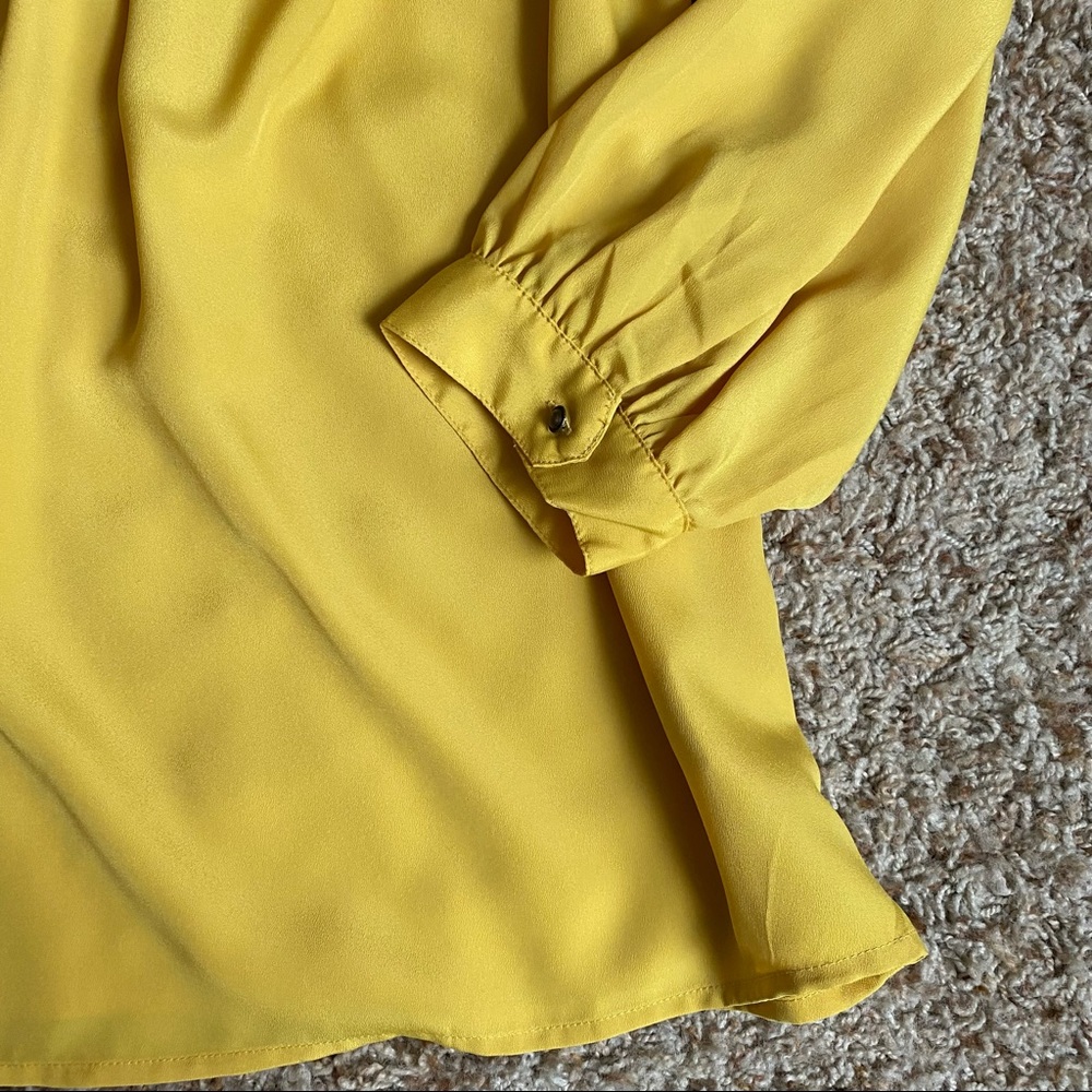 Maeve Mustard Yellow Blouse Marigold - Picture 7 of 12